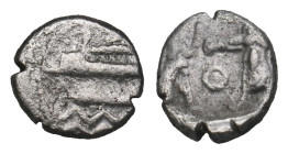 SAMARIA. 'Middle Levantine' Circa 375-333 BC. AR Obol. 
 ( 0.60 g. 8.8 mm ).