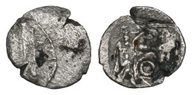 SAMARIA. 'Middle Levantine' Circa 375-333 BC. AR Obol. 
 ( 0.40 g. 10.0 mm ).