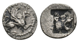 TROAS. Assos. Diobol? (Circa 500-450 BC). 
 ( 0.84 g. 10.5 mm ).