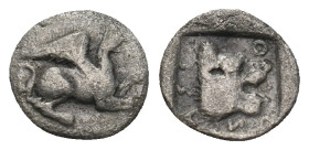 TROAS. Assos. Diobol? (Circa 500-450 BC). 
 ( 0.47 g. 9.7 mm ).