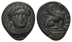 TROAS. Gergis. Ae (4th century BC).
 ( 3.49 g. 18.0 mm ).