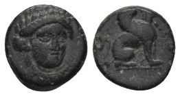 TROAS. Gergis. Ae (4th century BC).
 ( 1.59 g. 11.8 mm ).