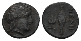 TROAS. Neandria. Ae (4th century BC).
 ( 1.12 g. 11.5 mm ).