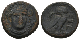 TROAS. Sigeion. Ae (355-334 BC).
 ( 6.62 g. 17.7 mm ).