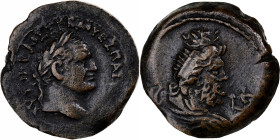 Egypt, Vespasian, Æ Unit, 73-74, Alexandria, Bronze, EF(40-45), RPC:II, 2441