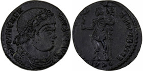Magnentius, Maiorina, 350-351, Lugdunum, Bronze, MS(63), RIC:112