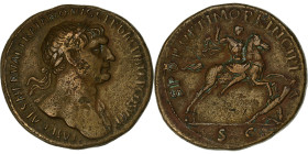 Trajan, Sestertius, 103-111, Rome, Bronze, AU(50-53), RIC:534