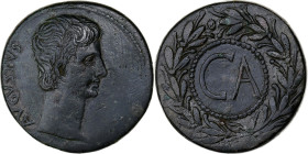 Asia Minor, Augustus, Sestertius, ca. 25 BC, Asian mint, Bronze, NGC, AU(50-53)
