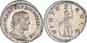 Gordian II, Denarius, 238, Rome, Silver, MS(63), RIC:3