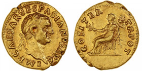 Vespasian, Aureus, 70, Rome, Gold, AU(55-58), RIC:28