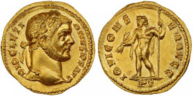 Diocletian, Aureus, 293-294, Trier, Gold, MS(64), RIC:15