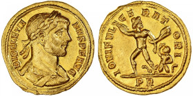 Diocletian, Aureus, 289-290, Rome, Very rare, Gold, AU(55-58), RIC:146