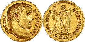 Maximinus II, Aureus, 311-313, Antioch, Extremely rare, Gold, MS(65-70), RIC:158