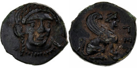 Troas, Chalkous, 4th century BC, Gergis, Bronze, AU(50-53)