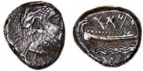 Phoenicia, Stater, ca. 350-340 BC, Aradus, Silver, EF(40-45), BMC:pl.2/12