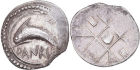 Sicily, Drachm, ca. 500-480 BC, Messina, Silver, AU(50-53), HGC:2-766