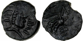 Pictones, Bronze VIRIIT, ca. 100-60 BC, Bronze, AU(50-53), Delestrée:3691