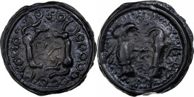 Meldi, Potin, 100-60 BC, Bronze, AU(50-53), Delestrée:213A