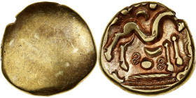 Ambiani, Statère aux esses, ca. 60-40 BC, Gold, AU(55-58), Delestrée:242