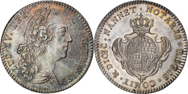 France, Token, Louis XVI, Conseillers du Roi et Notaires de Nantes, Undated 
 B...