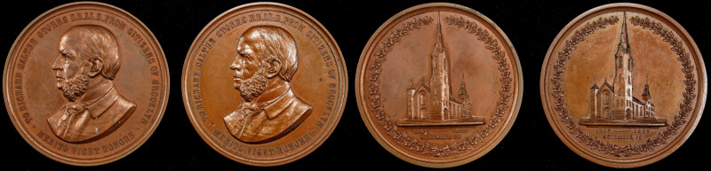 Lot of (2) "1846-1896" Richard Salter Storrs, 50th Anniversary as Pastor of the ...
