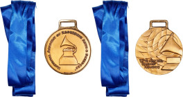 Undated (1995) National Academy of Recording Arts and Sciences 37th Annual Grammy Nominee Medal. By Tiffany & Co. Bronze. Mint State.
57.5 mm. Looped...