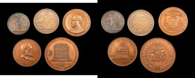 Lot of (5) ANS, Commemorative and Additional Medals. By Tiffany & Co. Bronze.
Included are: American Numismatic Society: 1897 Grant Monument, Miller-...