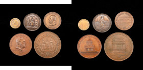 Lot of (5) ANS, Commemorative and Additional Medals. By Tiffany & Co. Bronze.
Included are: American Numismatic Society: 1897 Grant Monument, Miller-...