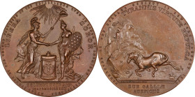 "1904" Holland Receives John Adams as Envoy Medal. Holland Society of New York Replica. After Betts-603. Bronze. About Uncirculated.
44.5 mm. Struck ...