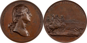 "1776" (1845-1860) Washington Before Boston Medal. Paris Mint Restrike. Adams-Bentley 3, Musante GW-09-P3, Baker-48G, Betts-543, Julian MI-1. Bronze. ...