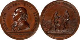 Electrotype Copy 1777 Horatio Gates, Battle of Saratoga Medal. Type of Adams-Bentley 4, Betts-557, Julian MI-2. Joined Copper Shells. About As Made.
...