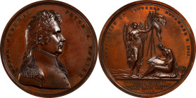Electrotype Copy 1814 Major General Peter B. Porter Medal. Original Dies. Type of Julian MI-18. Joined Copper Shells. About As Made, Reverse Edge Brui...