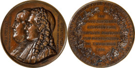 1833 Society Montyon and Franklin Medal. Greenslet GM-52, Fuld FR.M.SO.2. Rarity-4. Bronze. Mint State, Loop Removed.
42 mm.

Estimate: $100