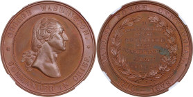 1878 Valley Forge Centennial Medal. Musante GW-959, Baker-449A, Julian CM-48, HK-137. Bronze. MS-65 BN (NGC).
41 mm.

Estimate: $600