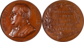 1897 William McKinley Presidential Medal. Failor-Hayden Unlisted. Bronze. MS-67 BN (NGC).
77 mm. The original version of this medal, which was used u...