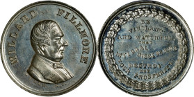 Undated (1856) Millard Fillmore Campaign Medal. DeWitt MF-1856-3. White Metal. MS-62 (PCGS).
35 mm.
Ex DeWitt Smith Collection.

Estimate: $200