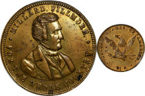 Undated (1856) Millard Fillmore Campaign Medal. DeWitt-MF 1856-5. Brass. MS-61 (PCGS).
29 mm.
Ex DeWitt Smith Collection.

Estimate: $250