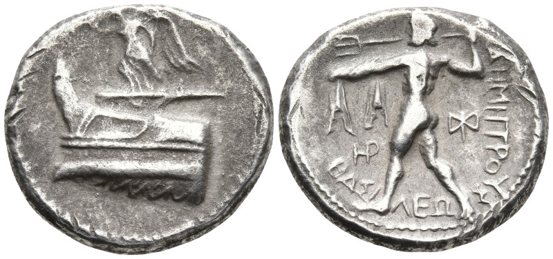 KINGS OF MACEDON. Demetrios I Poliorketes, (306-283 BC). Salamis, circa 300-295....