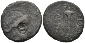 SELEUKID KINGDOM. Antiochos II Theos (261-246 BC). Sardes
AE Bronze (22.4mm 7.34g)
