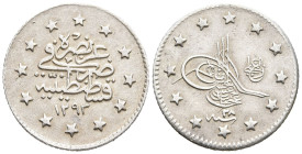 ISLAMIC. Ottoman Empire. Abdülhamid II (1293-1327 AH / 1876-1909 AD)
Kurush (15.4mm 1.13g)