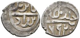 OTTOMAN EMPIRE. Bayazid I (791-804 AH / 1389-1402 AD). Uncertain mint. Dated AH 792 (AD 1389).
AR Akçe (12.4mm 1.13g)