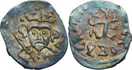 RUSSIAN COIN
IVAN VLADIMIROVICH, 1408-1430
Denga ND, Pskov. Petrov pl.3, 426; Spassky p.93, 10. 0.73 g. Very fine.
Hess Divo, A.306, 07.06.2007, Lo...