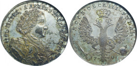 RUSSIAN COIN
TSARS OF RUSSIA. PETR I ALEXEYEVICH VELIKIY (PETER THE GREAT), 1682-1725
AR Rouble 27.59g, 12h. Novodel issue. Kadashevsky mint. Dated ...