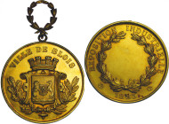 FRANCE
VILLE DE BLOIS, EXPOSITION INDUSTRIELLE 1883
Medal, 20.27 g. Gold.