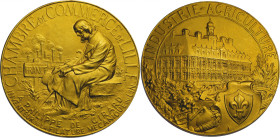 LILLE CHAMBER OF COMMERCE,
MEDAL TO PHILIPPE DE GIRARD
inventor of mechanical flax spinning, signed H. Lefebvre
Reverse legend: Industrie - Agricul...
