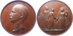 GREAT BRITAIN
BRITISH HISTORICAL BRONZE MEDAL 1880. GEORGE I 'ROYAL VISIT'

MS65 BN NGC. BHM-3077. By G.G.Adams.
220,11g. D.76,1cm
NGSA N°4, 2006...