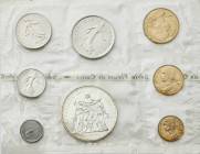 LOT OF COINS 'FLEUR DE COIN MONNAIE DE PARIS', 1970
8 coins
Edition 10.000 copies
original box