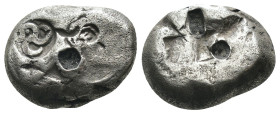 Achaemenid Empire. Artaxerxes I. - Xerxes II. (455-420 BC). AR Siglos. Weight 4,75 gr - Diameter 13 mm