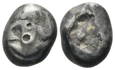 Achaemenid Empire. Artaxerxes I. - Xerxes II. (455-420 BC). AR Siglos. Weight 5,52 gr - Diameter 13 mm