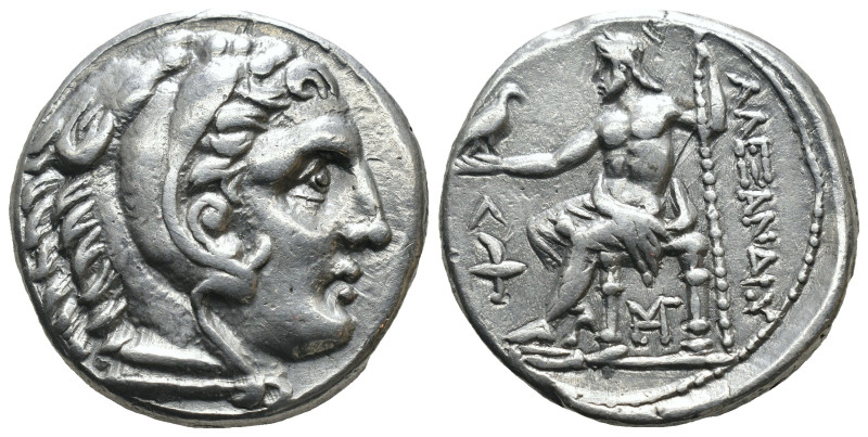 Macedonia. Alexander the Great. (336-323 BC) AR Tetradrachm. Obv: head of Alexan...